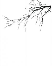 Пескоструйный рисунок Дерево 235